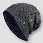 Jim Knitted Wool Beanie – detail view