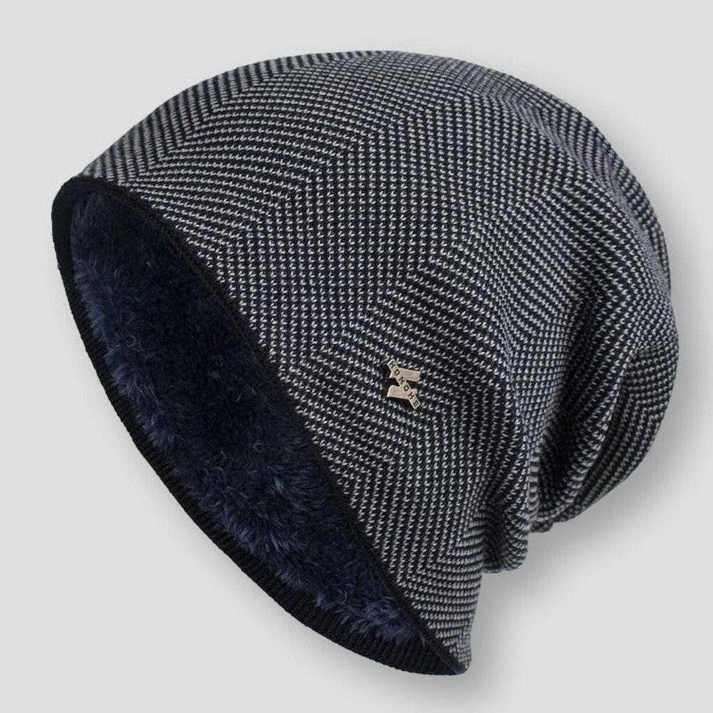 Jim Knitted Wool Beanie – detail view