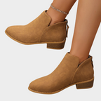 Joanne Low Heel Ankle Boots – front view