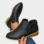 Joanne Low Heel Ankle Boots – back view