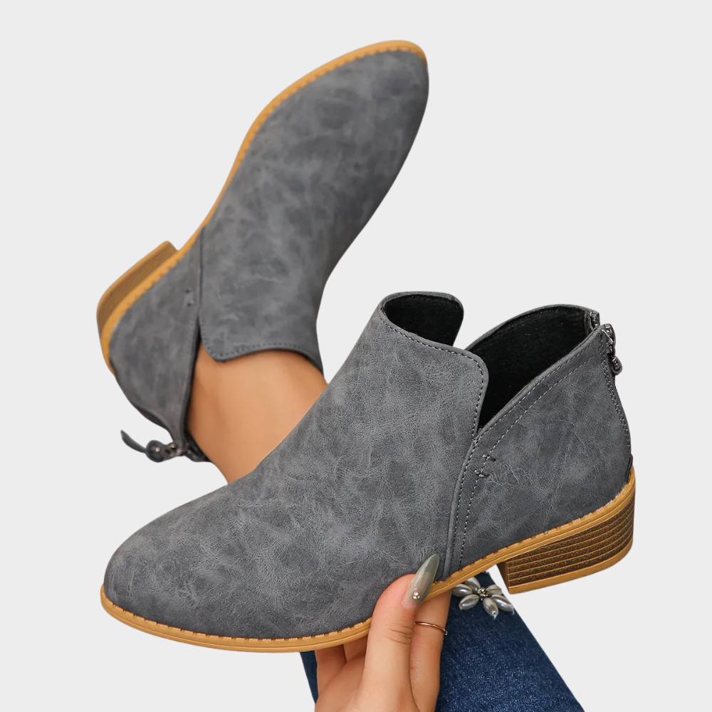 Joanne Low Heel Ankle Boots – detail view