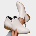 Joanne Low Heel Ankle Boots – side view