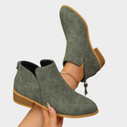 Joanne Low Heel Ankle Boots – close-up