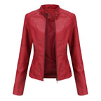 Josette | Stand-Collar Utility Jacket with Zip Pockets – front view