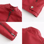 Josette | Stand-Collar Utility Jacket with Zip Pockets – detail view