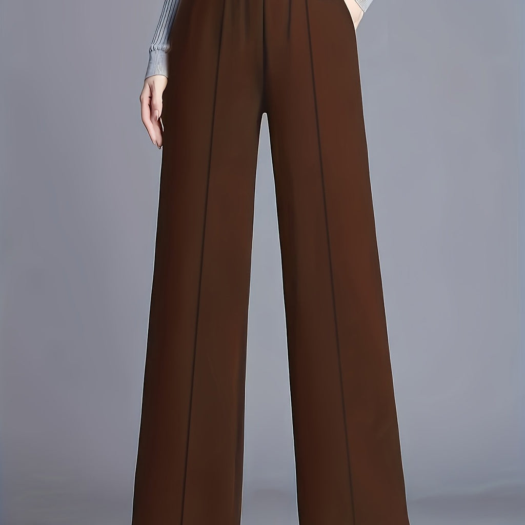 Josie | High-Waisted Wide-Leg Pants – front view
