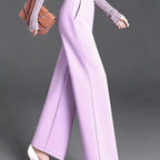 Josie | High-Waisted Wide-Leg Pants – styled view