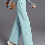 Josie | High-Waisted Wide-Leg Pants – styled view