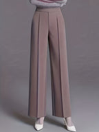 Josie | High-Waisted Wide-Leg Pants – front view