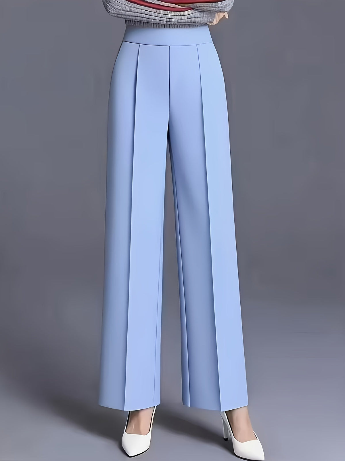 Josie | High-Waisted Wide-Leg Pants – front view