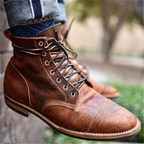 Corwin Premium Leather Classic Boots – back view