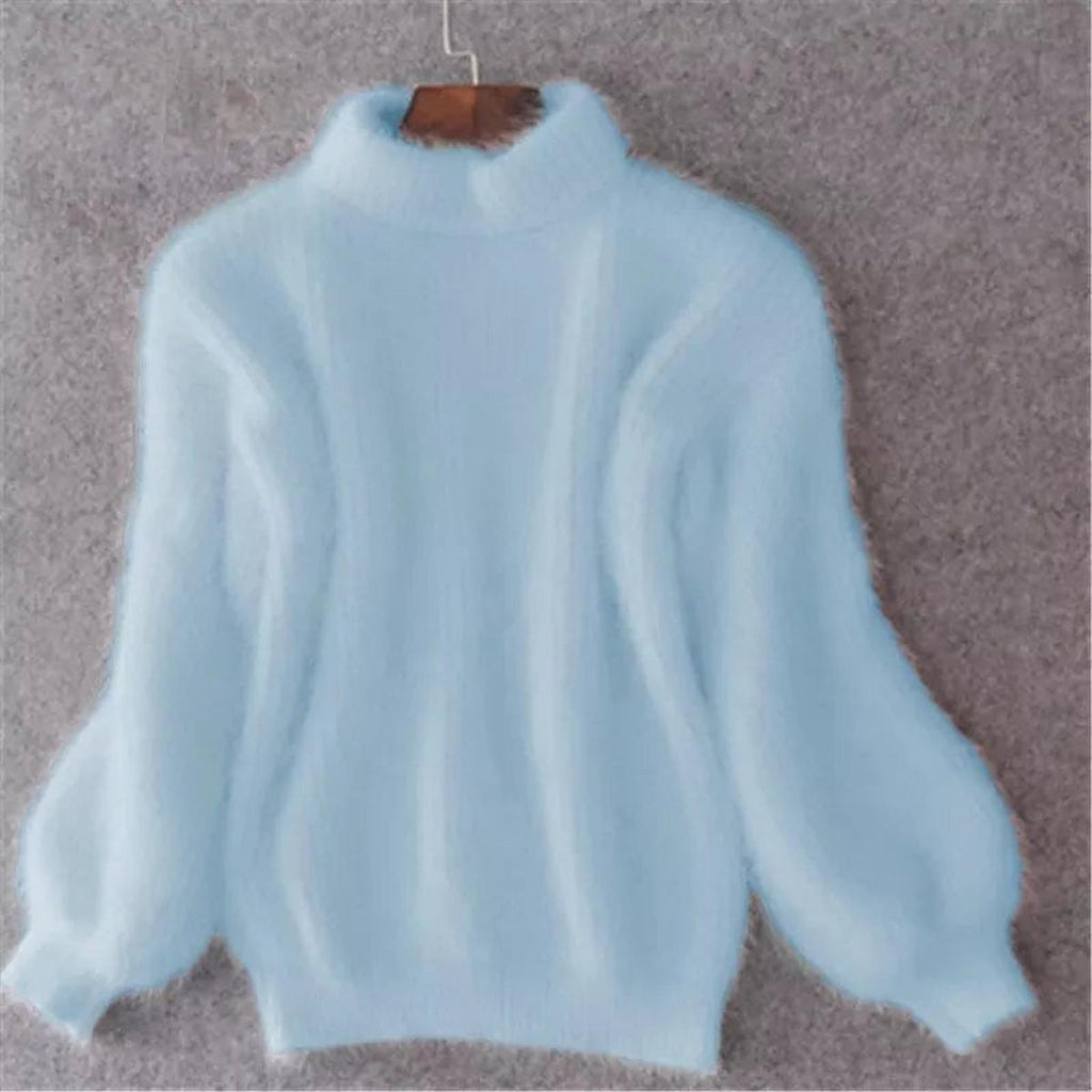 Julissa | Soft High-Neck Sweater – front view