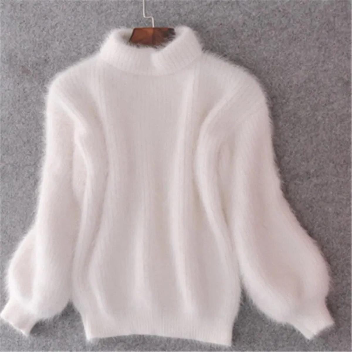 Julissa | Soft High-Neck Sweater – front view