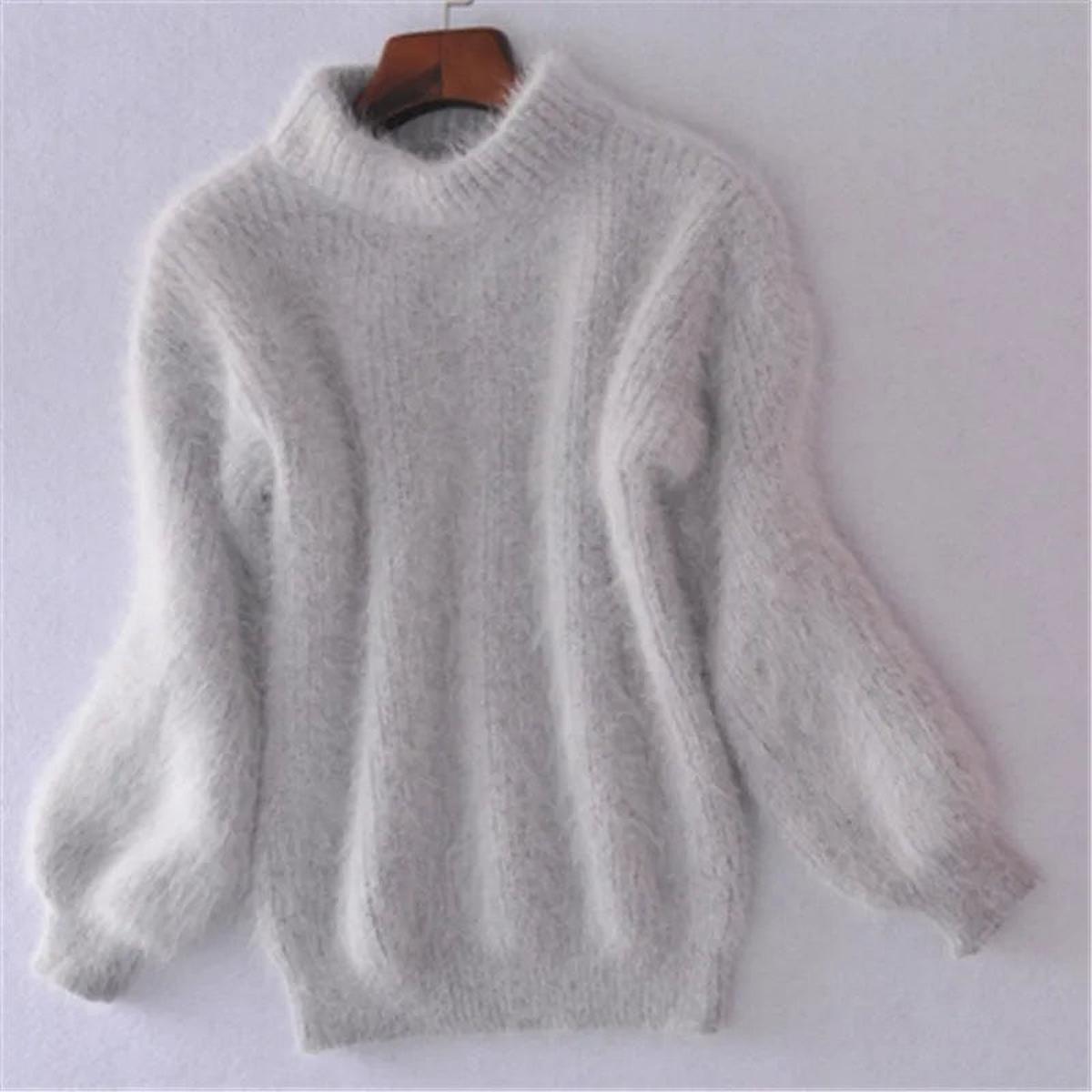 Julissa | Soft High-Neck Sweater – front view
