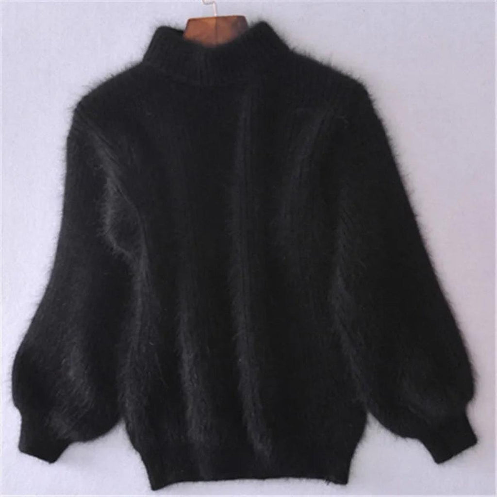 Julissa | Soft High-Neck Sweater – front view
