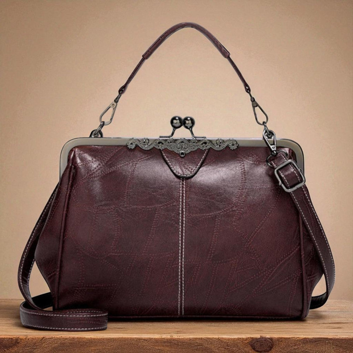 Junelle | Classic Vintage Handbag – front view