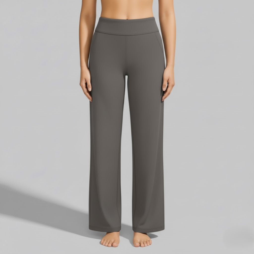 Junessa | Relaxed Wide-Leg Pants – front view