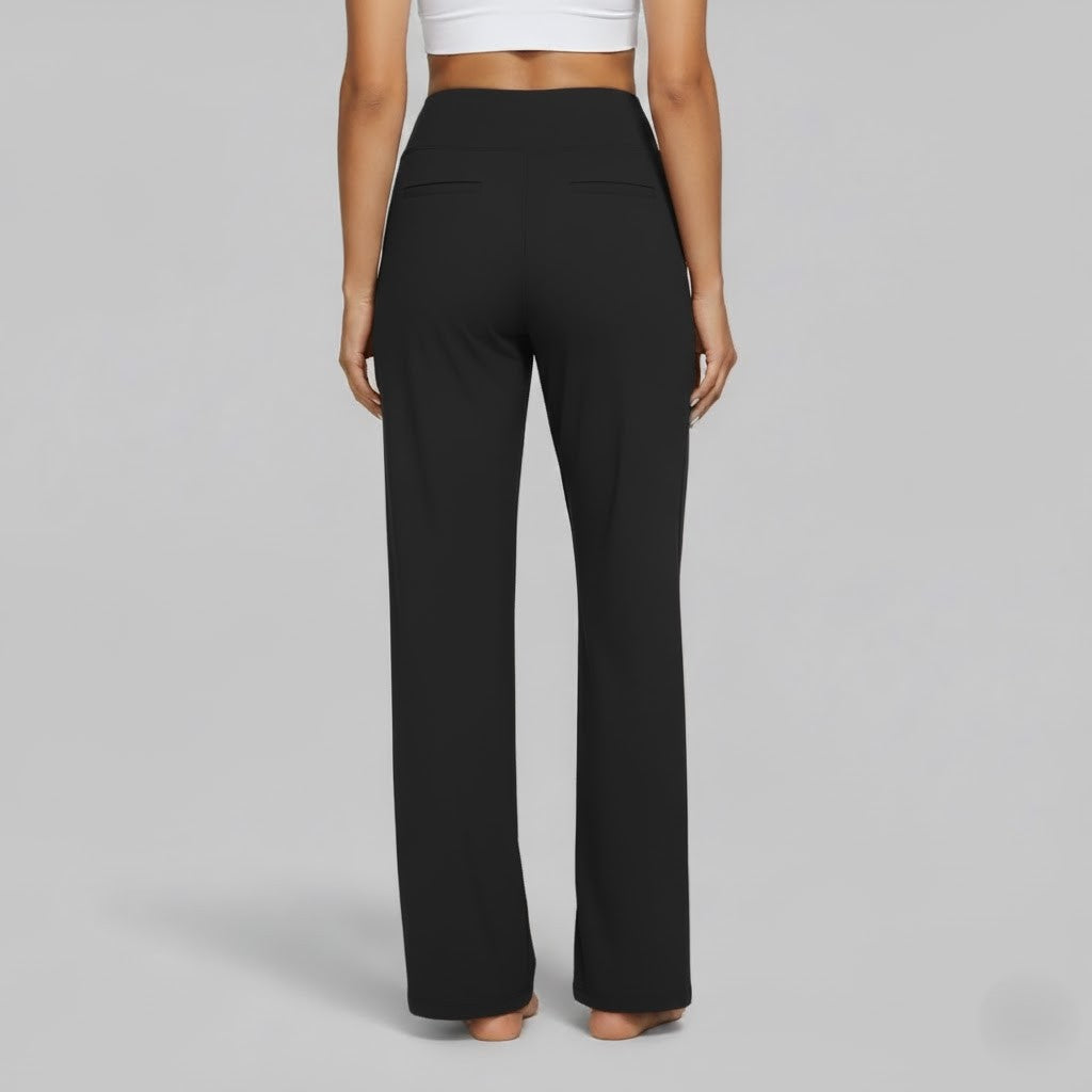 Junessa | Relaxed Wide-Leg Pants – back view