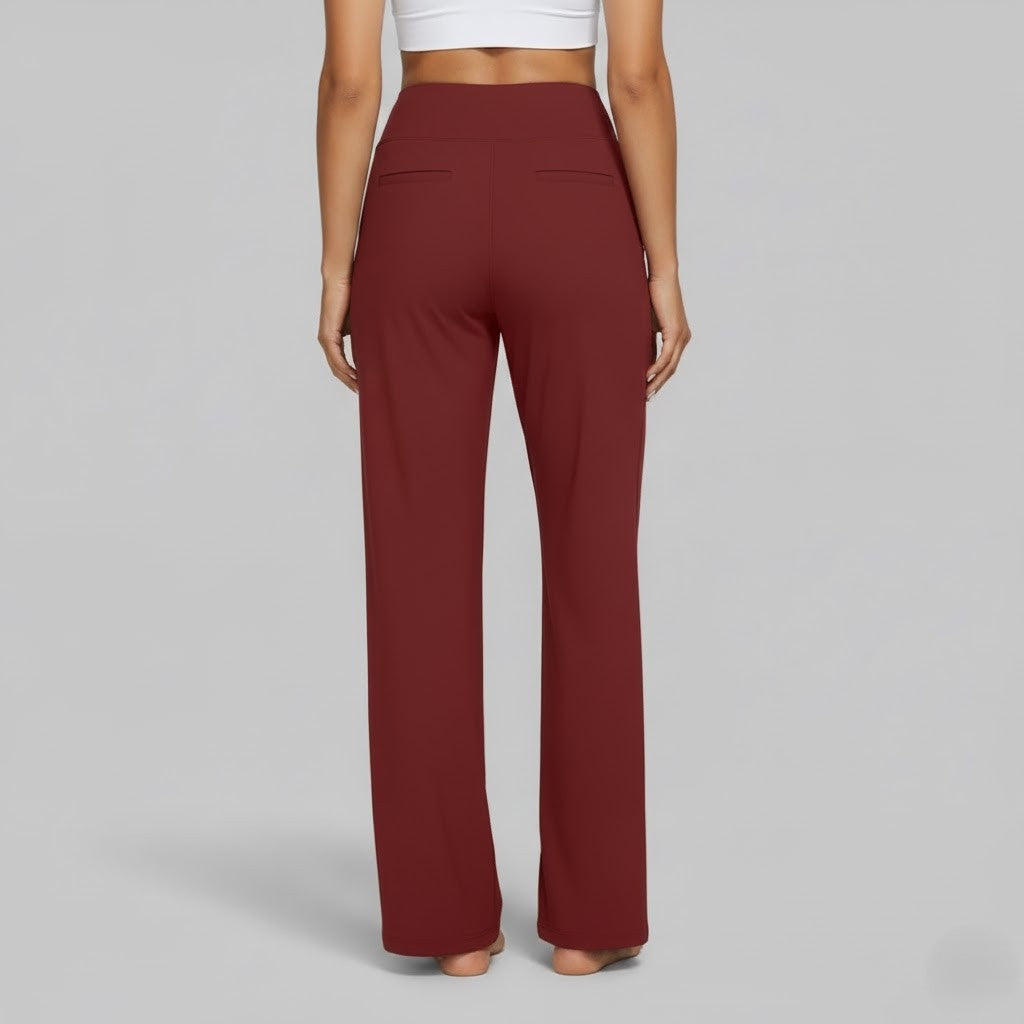 Junessa | Relaxed Wide-Leg Pants – back view