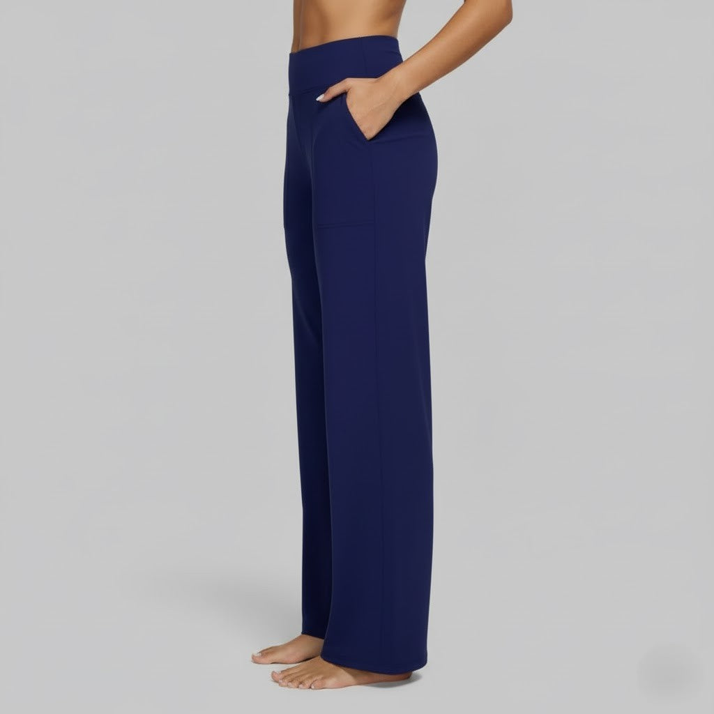 Junessa | Relaxed Wide-Leg Pants – side view