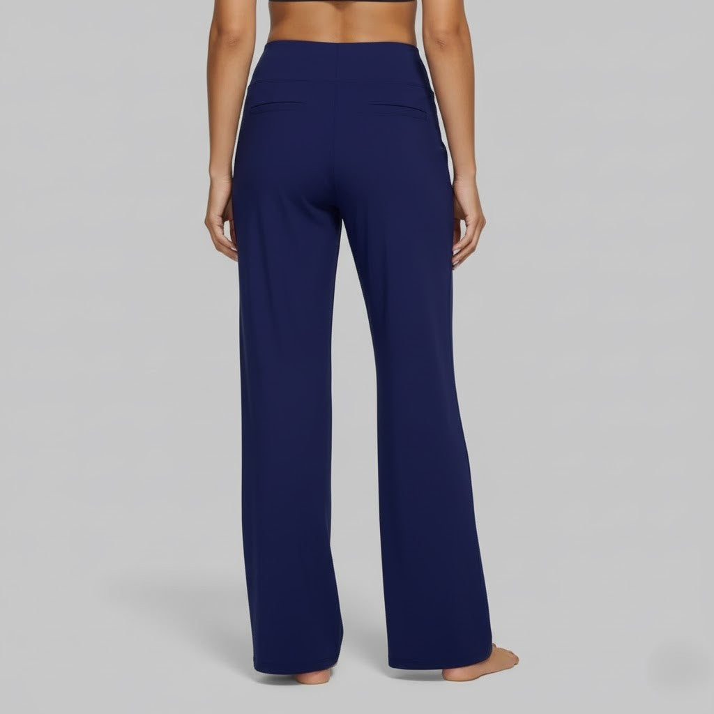 Junessa | Relaxed Wide-Leg Pants – back view