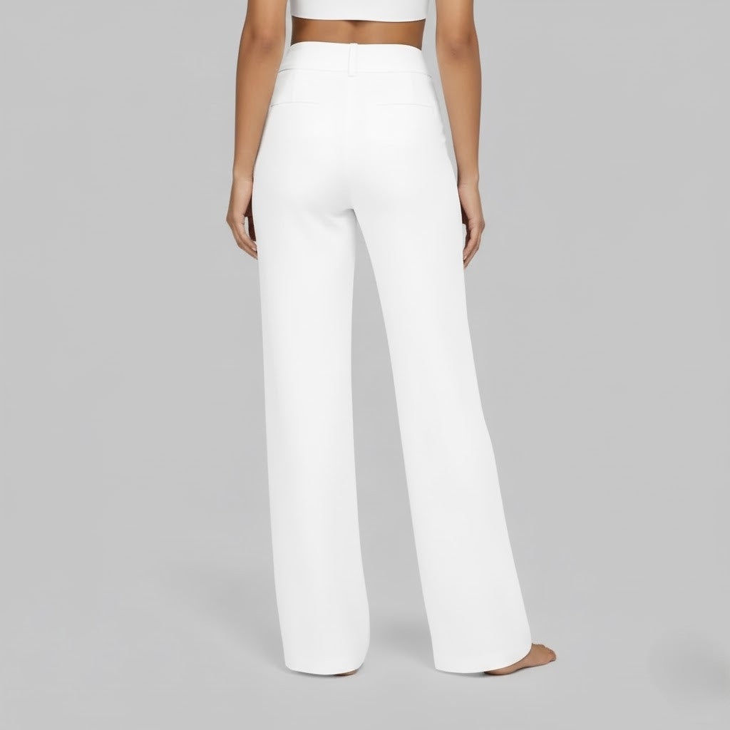 Junessa | Relaxed Wide-Leg Pants – back view