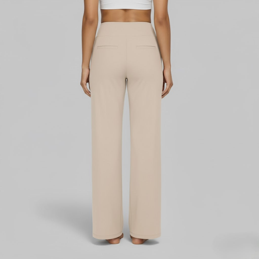 Junessa | Relaxed Wide-Leg Pants – back view