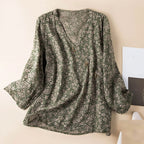Kaien Crosswrap Blouse – styled view