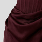Kailani | Strapless Corset Lace-Up Maxi Dress by Vera Noir – detail view