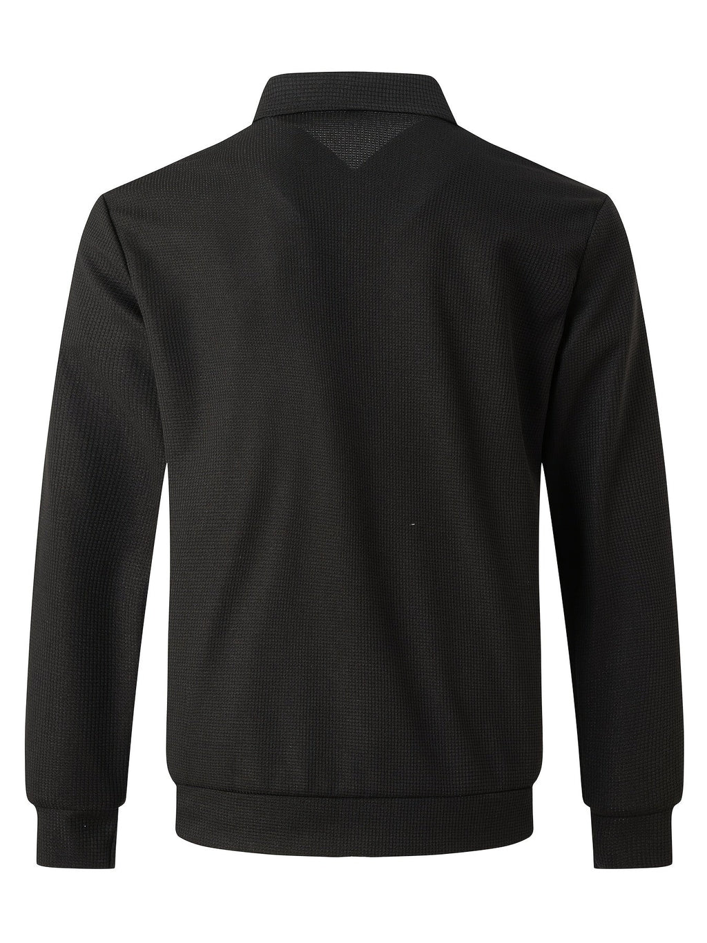 Kamron | Textured Zip Jacket – back view