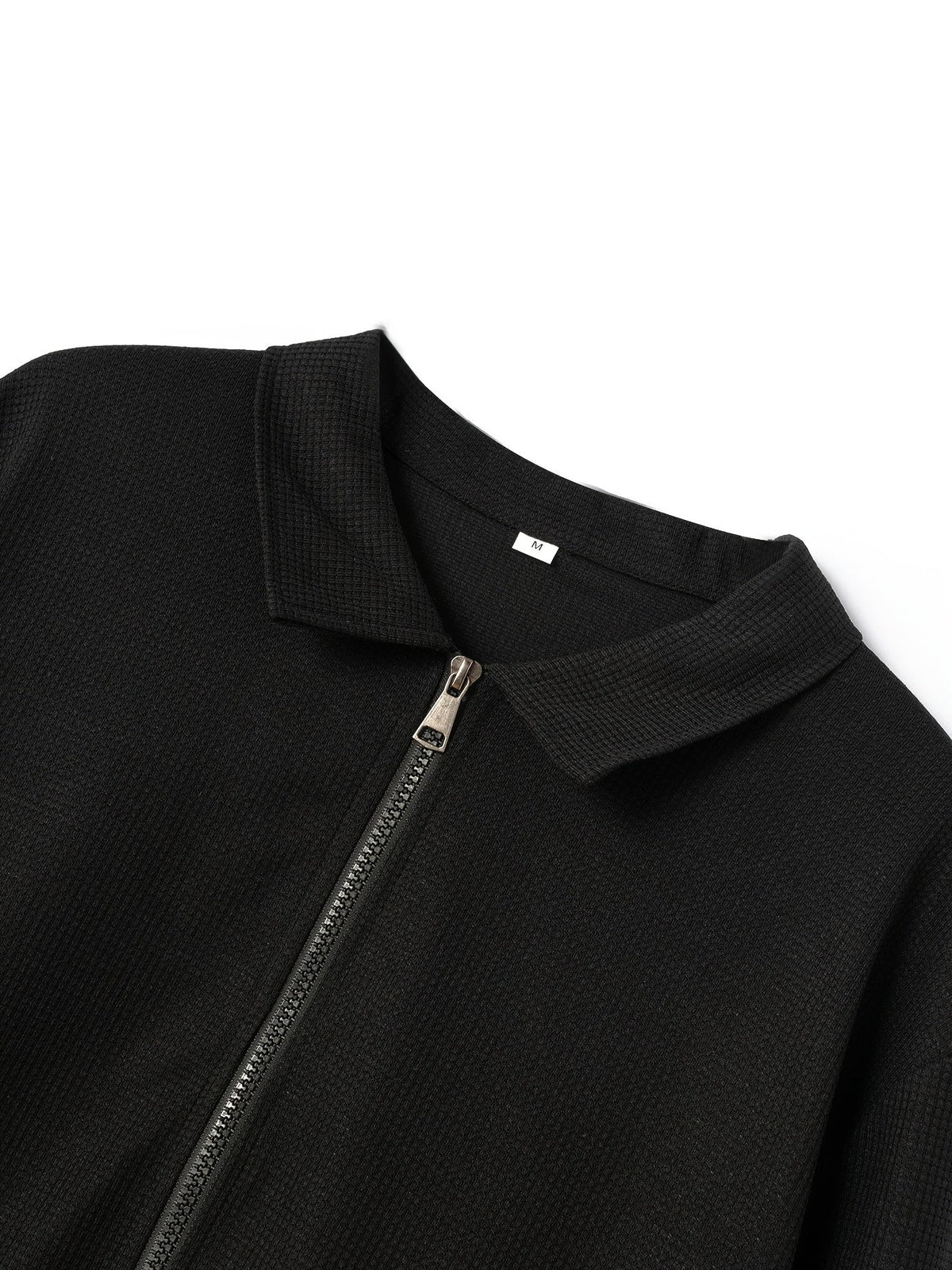 Kamron | Textured Zip Jacket – detail view