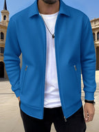 Kamron | Textured Zip Jacket – front view