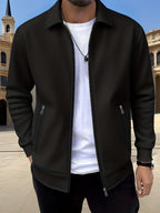 Kamron | Textured Zip Jacket – front view