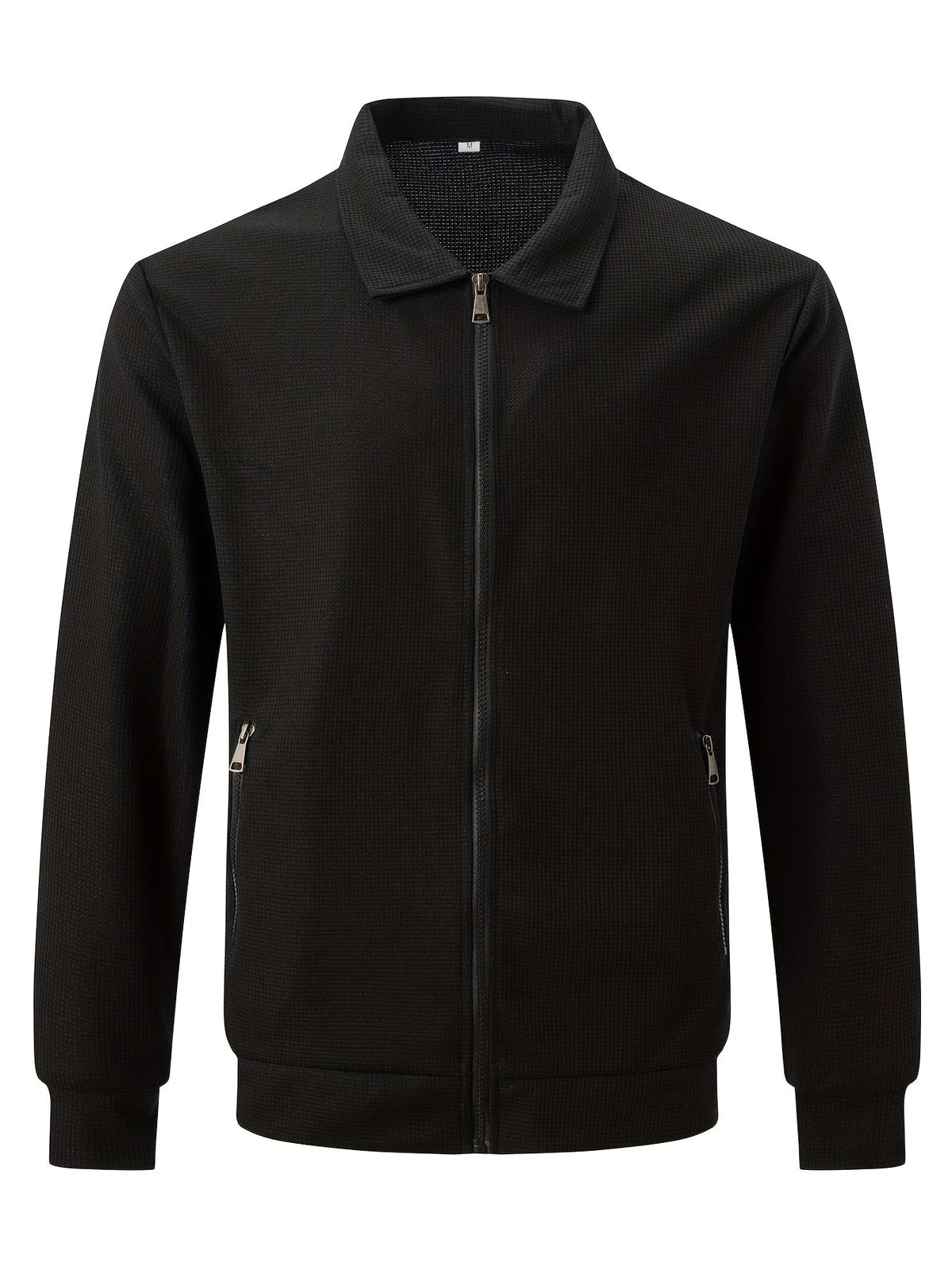 Kamron | Textured Zip Jacket – front view