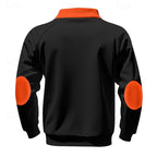 Keith | Quarter-Zip Colour-Block Pullover – back view