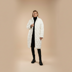 Kendal - Quilted Mid Coat – styled view