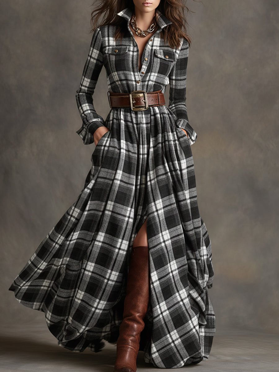 Lauren Belted Shirt Dress – detail view