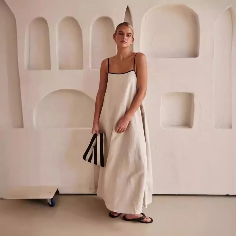 Lavinia | Strap Maxi Dress – side view