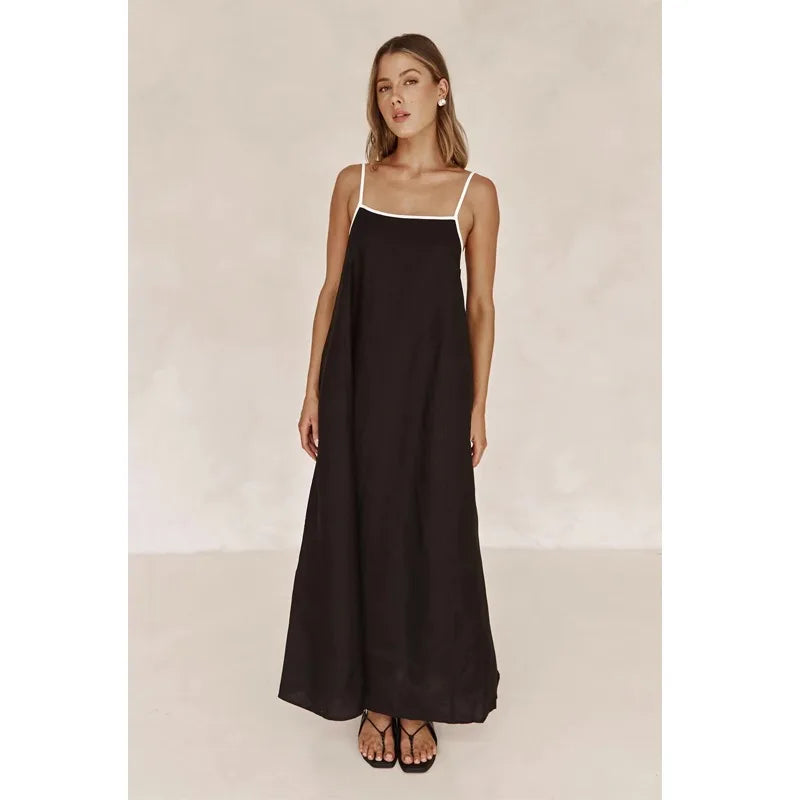 Lavinia | Strap Maxi Dress – detail view