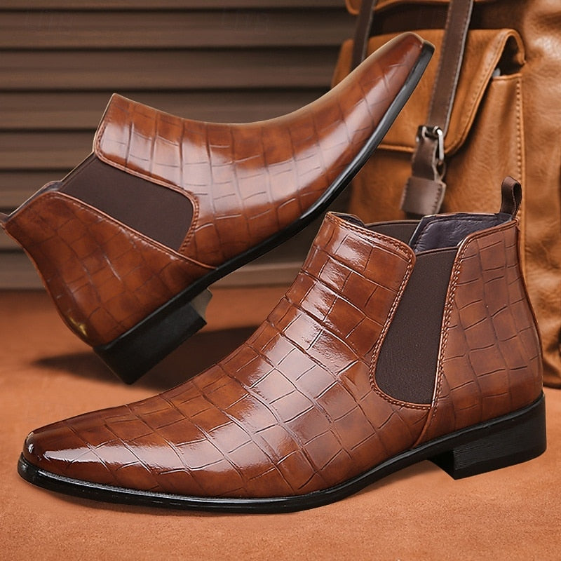 Leland | Refined Chelsea Boots – styled view