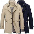 Lennart Single-Breasted Trench Coat – front view