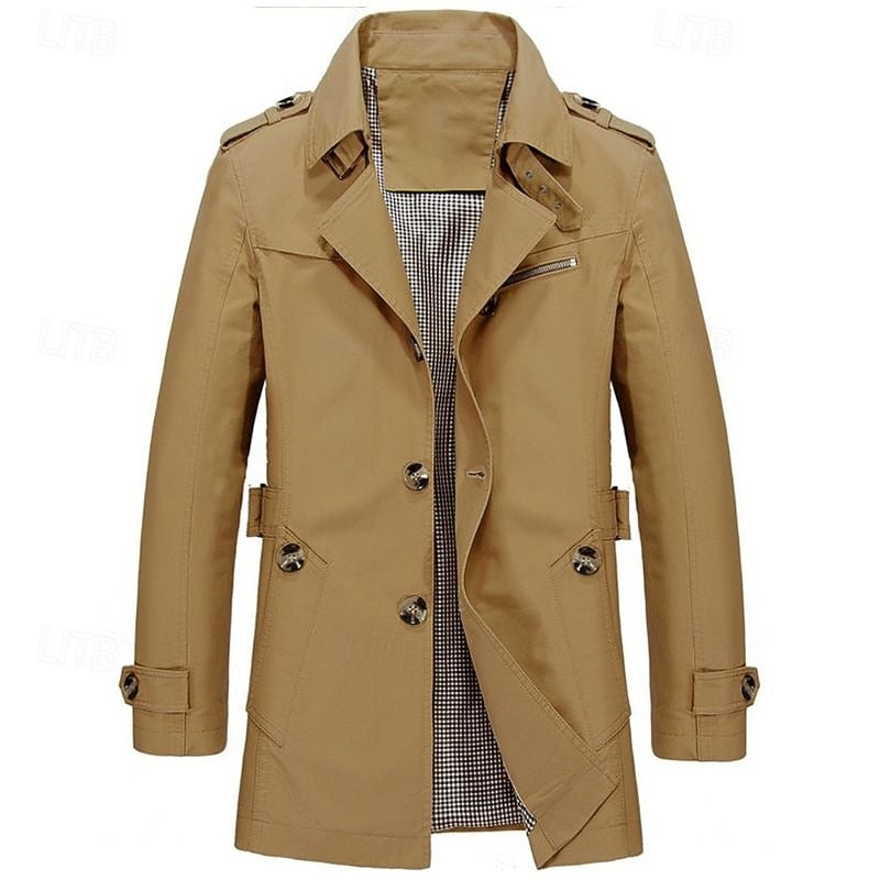 Lennart Single-Breasted Trench Coat – side view