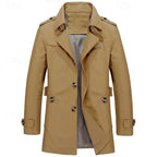 Lennart Single-Breasted Trench Coat – side view