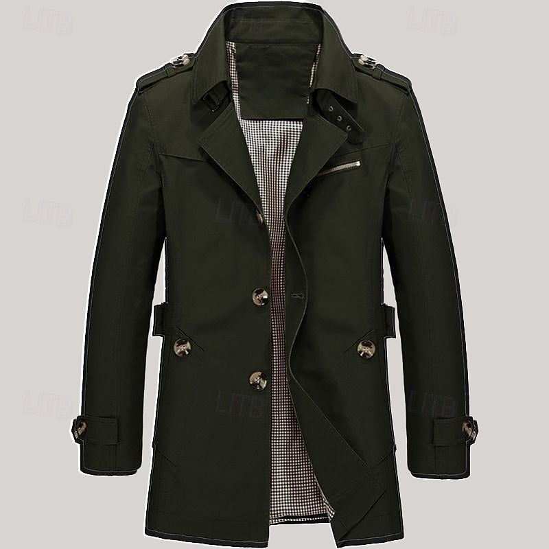 Lennart Single-Breasted Trench Coat – front view