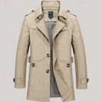 Lennart Single-Breasted Trench Coat – back view