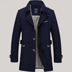 Lennart Single-Breasted Trench Coat – close-up