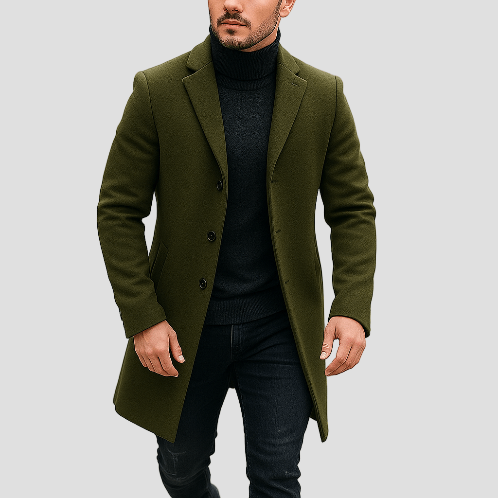 Relaxed Winter Coat – back view