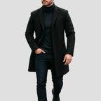 Relaxed Winter Coat – detail view