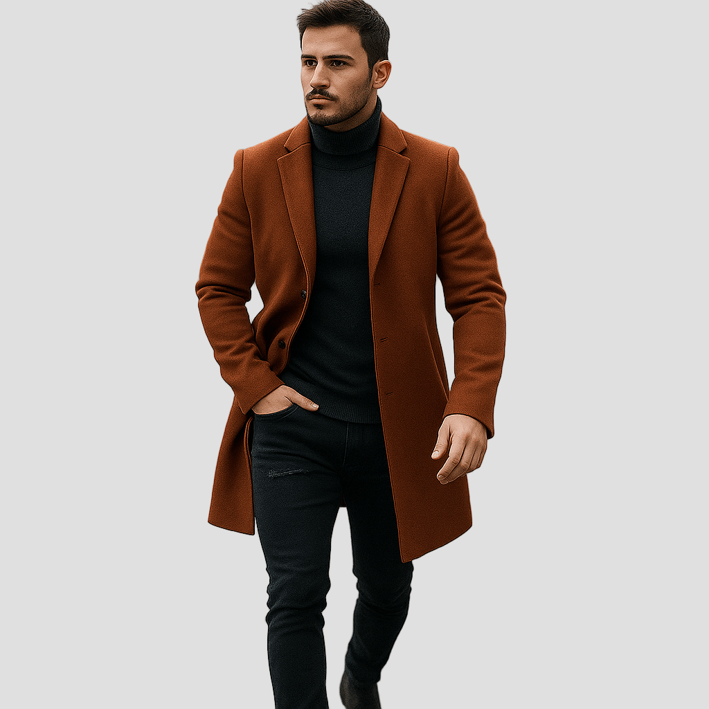 Relaxed Winter Coat – styled view