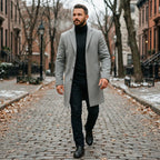 Relaxed Winter Coat – close-up